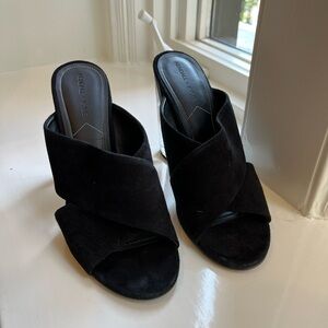 Kendall and Kylie mule heels